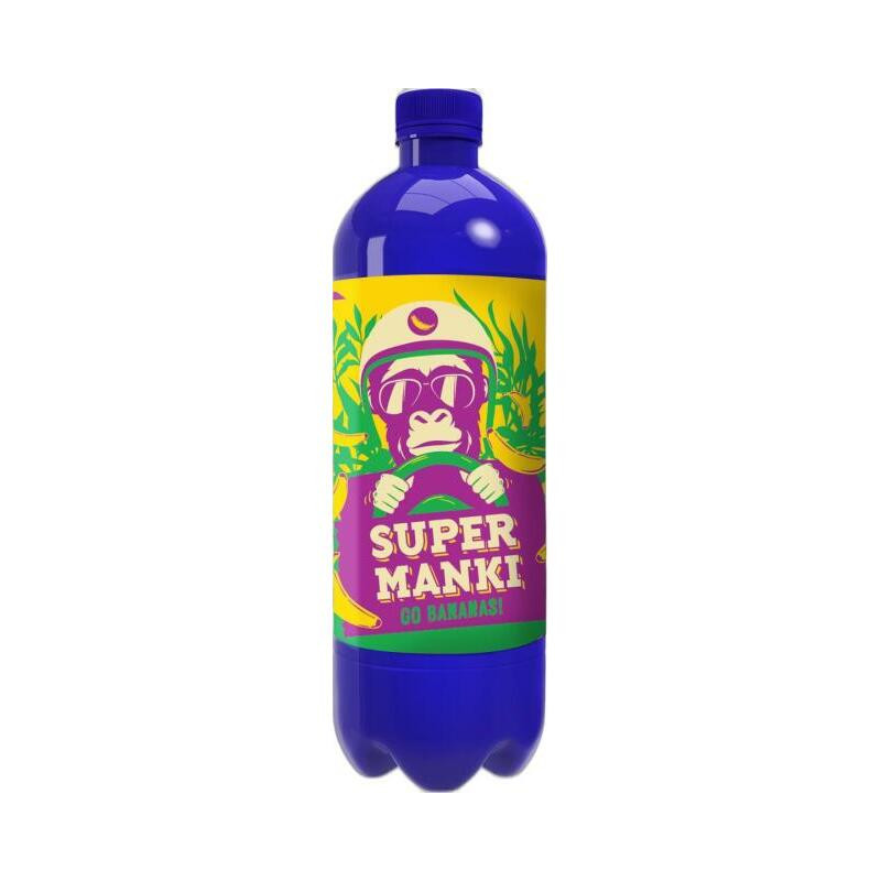 Gaivusis gėrimas SUPER MANKI, GO BANANAS, 500 ml