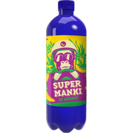 Gaivusis gėrimas SUPER MANKI, GO BANANAS, 500 ml