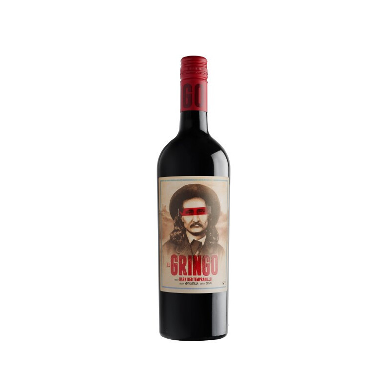 Vynas EL GRINGO DARK RED TEMPRANILLO, raud. saus., 14% 750ml