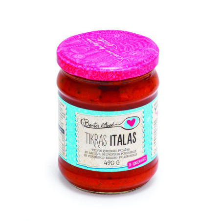 Pomidorų padažas BEATOS VIRTUVĖ, TIKRAS ITALAS, 490 g