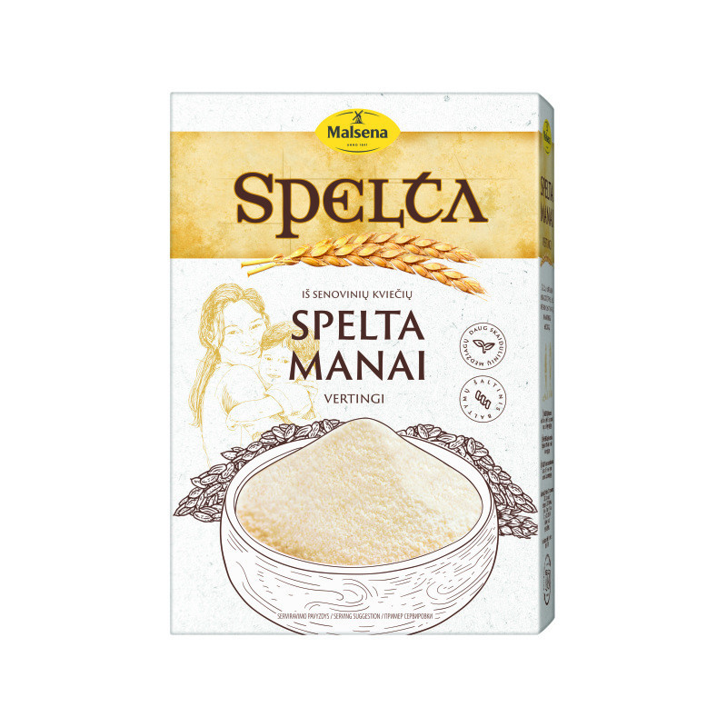 Manų kruopos MALSENA spelta, 400 g