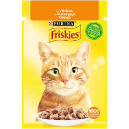 Kons. kačių ėdalas su vištiena FRISKIES, 85 g