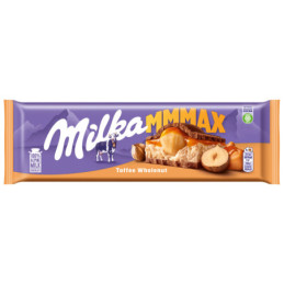 Šokoladas MILKA TOFFEE WHOLENUTS, 300 g