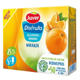 Apelsinų  nektaras JUVER, 50%, 0,2l., 3 vnt.