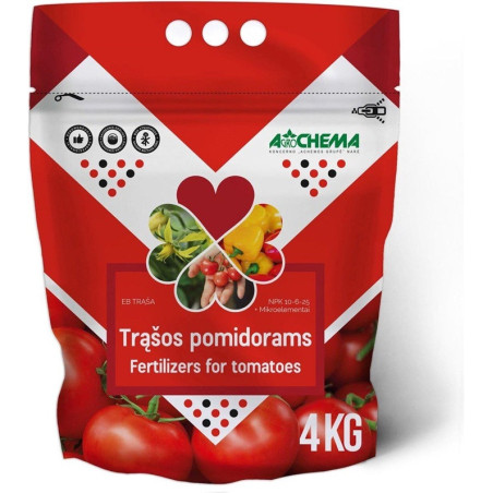 Trąšos pomidorams ir paprikoms Agrochema, 4 kg