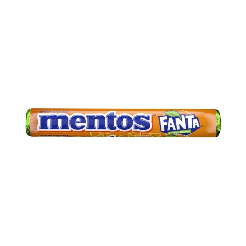 Saldainiai MENTOS FANTA ORANGE, 37,5 g