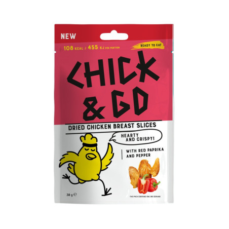 Dž. vištienos užkandis CHICK&GO su aitr. paprikomis, 30 g