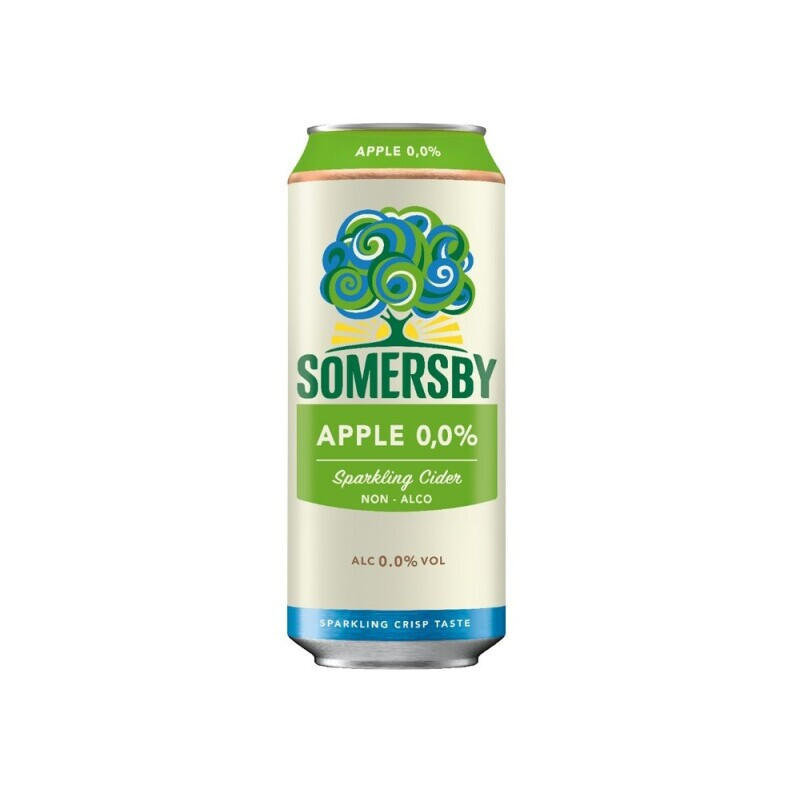 Nealkoholinis sidras SOMERSBY obuolių skonio, 500 ml