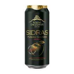 Sidras VOLFAS ENGELMAN, obuolių skonio, 4,5%, 500 ml