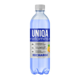 Gaivusis gėrimas UNIQA,VITAMINS RECHARGE, negazuotas, 500 ml