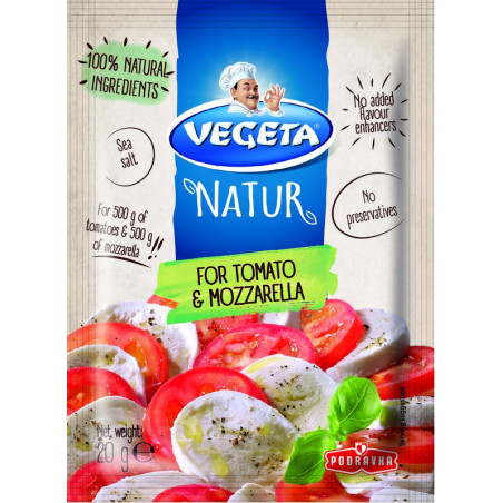 Prieskonių mišinys VEGETA NATUR, TOMATO & MOZZARELLA, 20 g