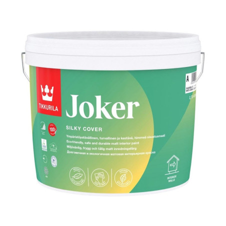 Dažai Tikkurila Joker A, balti, 2.7 l