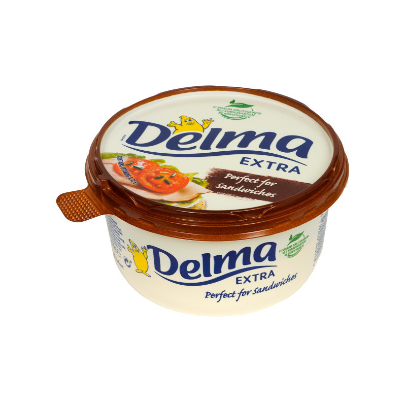 Margarinas DELMA EXTRA, 39% rieb., 450 g