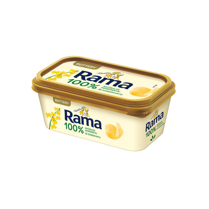 Margarinas RAMA BUTTER, 75% rieb., 400 g