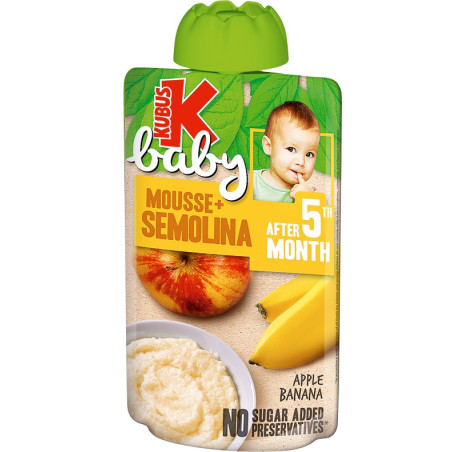 Tyrelė kūd. KUBUŠ BABY su ryžių koše (nuo 5 mėn.), 100 g