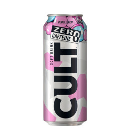 Gaivusis gėrimas CULT, BUBBLE GUM, be kofeino, 500 ml