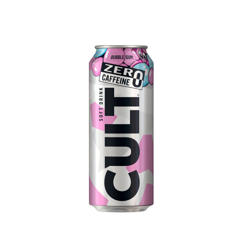 Gaivusis gėrimas CULT, BUBBLE GUM, be kofeino, 500 ml