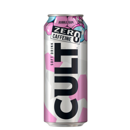 Gaivusis gėrimas CULT, BUBBLE GUM, be kofeino, 500 ml