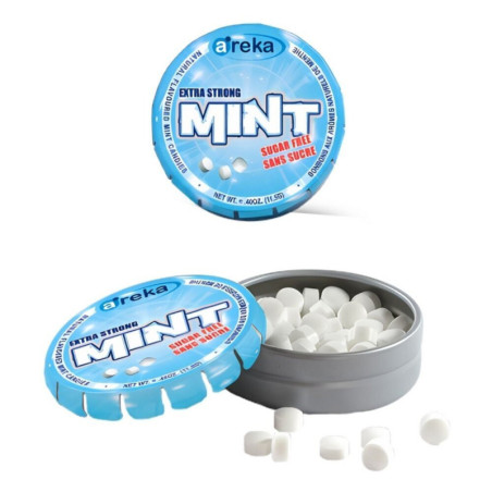 Pastilės AREKA MINT, 11.5 g