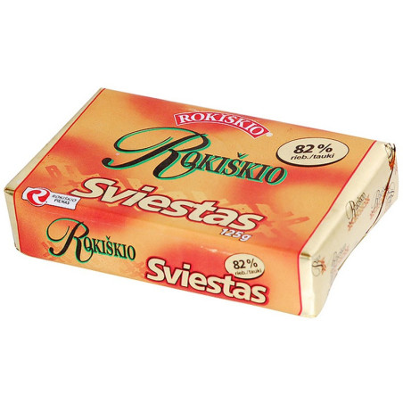 ROKIŠKIO sviestas, 82 %, 125 g