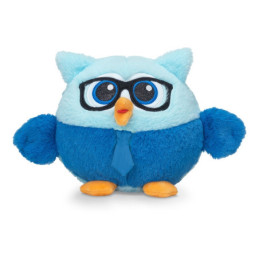 Pledas DORMEO OWL EMOTION FAMILY, 130×180 cm, mėlynas