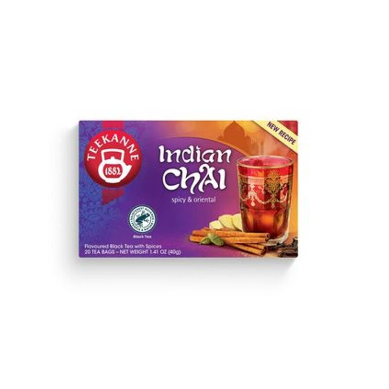 Juodoji arbata TEEKANNE INDIAN CHAI, 20 x2 g 40 g