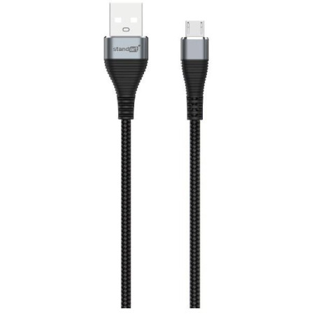 Laidas STANDART USB TypeA M, MicroUSB M 1.2m pilkas GT-RH014