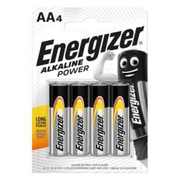 Elementai ENERGIZER AA/LR6, 1,5V, 4 vnt.