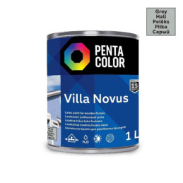 Fasado dažai Pentacolor Villa Novus, pilka, 1 l