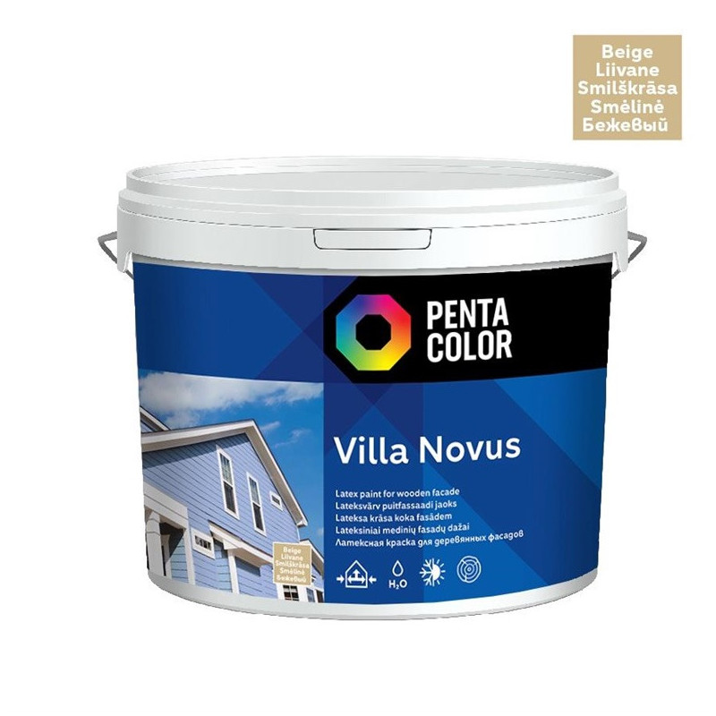 Fasado dažai Pentacolor Villa Novus, smėlio, 10 l