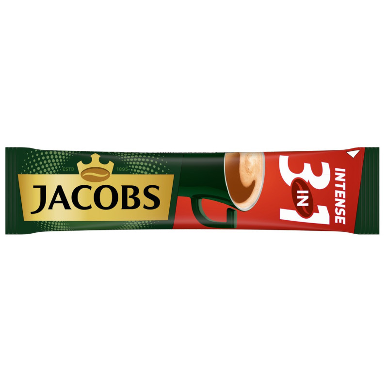 Kavos gėrimas JACOBS 3IN1 INTENSE, 11,1 g