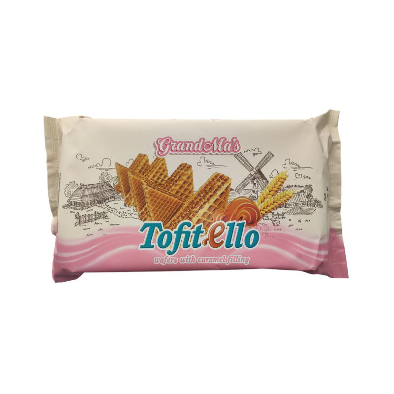 Vafliai GRANDMAS TOFITELLO su karameliniu pertepimu, 220 g