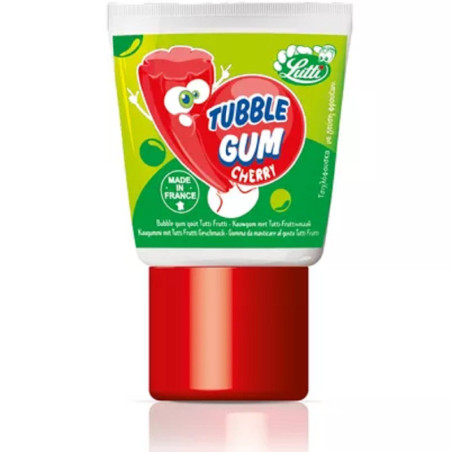 Kram. guma LUTTI TUBBLE GUM CHERRY, 35 g