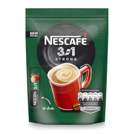 Kavos gėrimas NESCAFE, 3in1, STRONG, (10x16g), 160 g