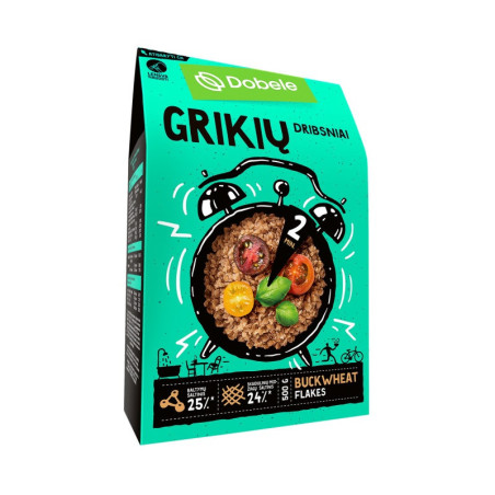 Grikių dribsniai , Dobele , dėžutėje , 500 g