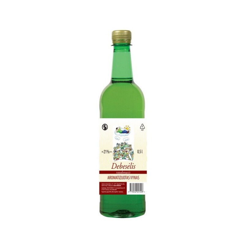 Aromatizuotas vynas DEBESĖLIS, raudonas, 21%, 500ml