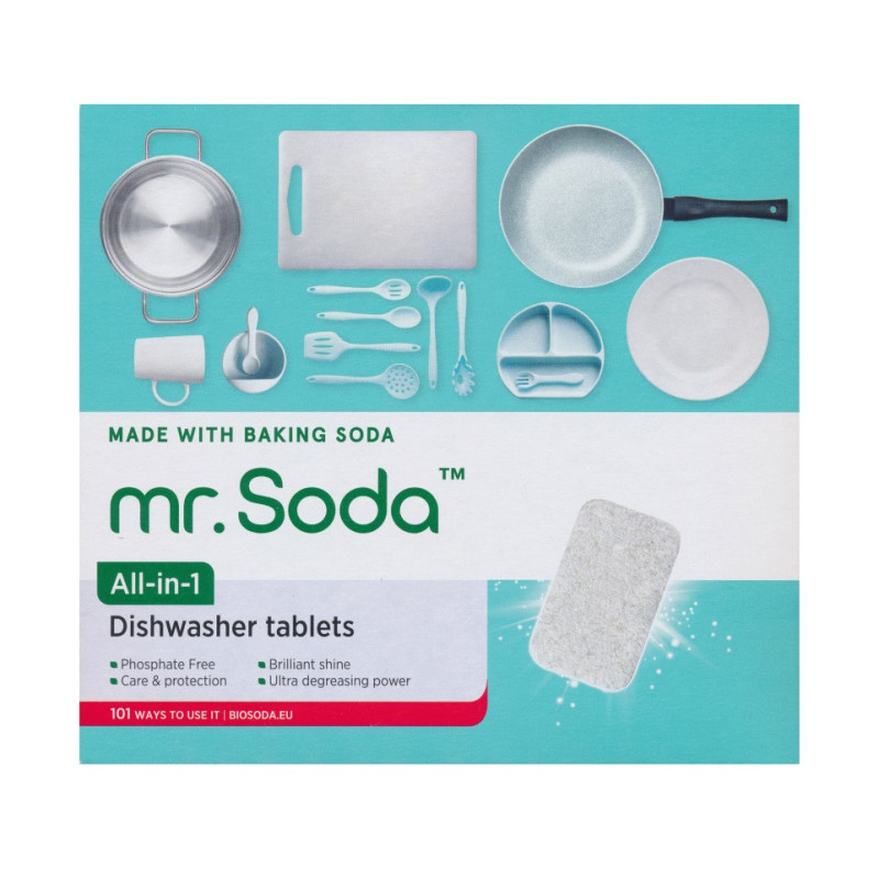 Indaplovių tabletės su Soda 30 pcs x 20 g