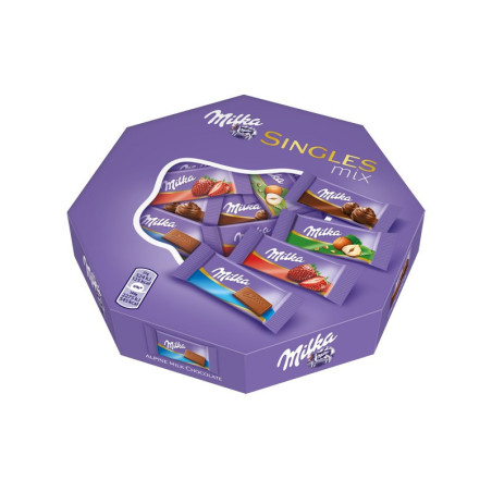 Saldainiai MILKA SINGLE MIX, 138 g