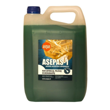 Antiseptikas Asepas-1, žalsvas, 5 l