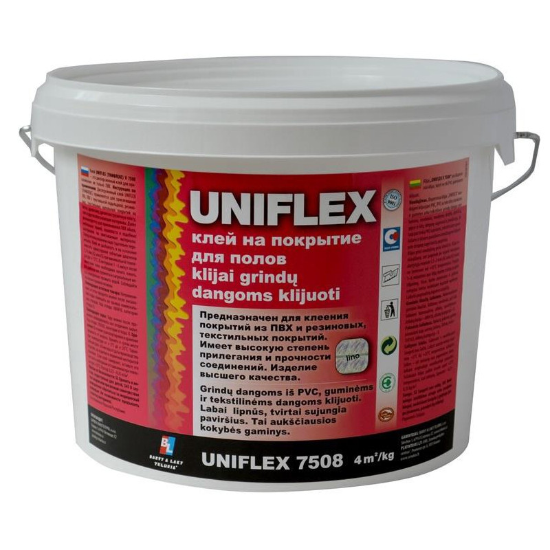 Grindų dangos klijai Teluria Uniflex, 3 kg