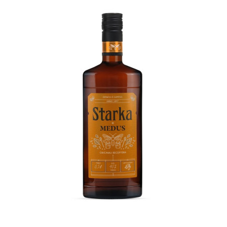 Spir. gėrimas VILNIAUS STARKA & MEDUS, 40 %, 0.5 l