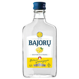 Spiritinis gėrimas BAJORŲ, degtinė ir citrina, 32 %, 0.2 l