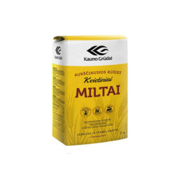 Kvietiniai miltai KAUNO GRŪDAI 550D, 2 kg