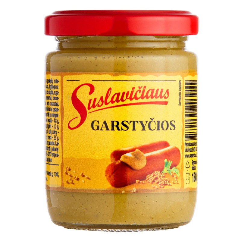 SUSLAVIČIAUS garstyčios FELIX, 160 g