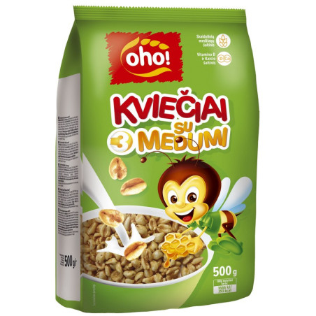 Kviečiai su medumi OHO, 500 g