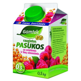 Raug. pasukos GAMTOS 0,3% rieb. su aviet. ir sėmen., 500 g