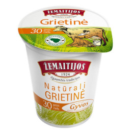 Grietinė ŽEMAITIJOS, 30 %, 400 g