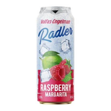 Alaus kokteilis RADLERIS RASPBERRY MARGARITA, 2,5 %, 500 ml