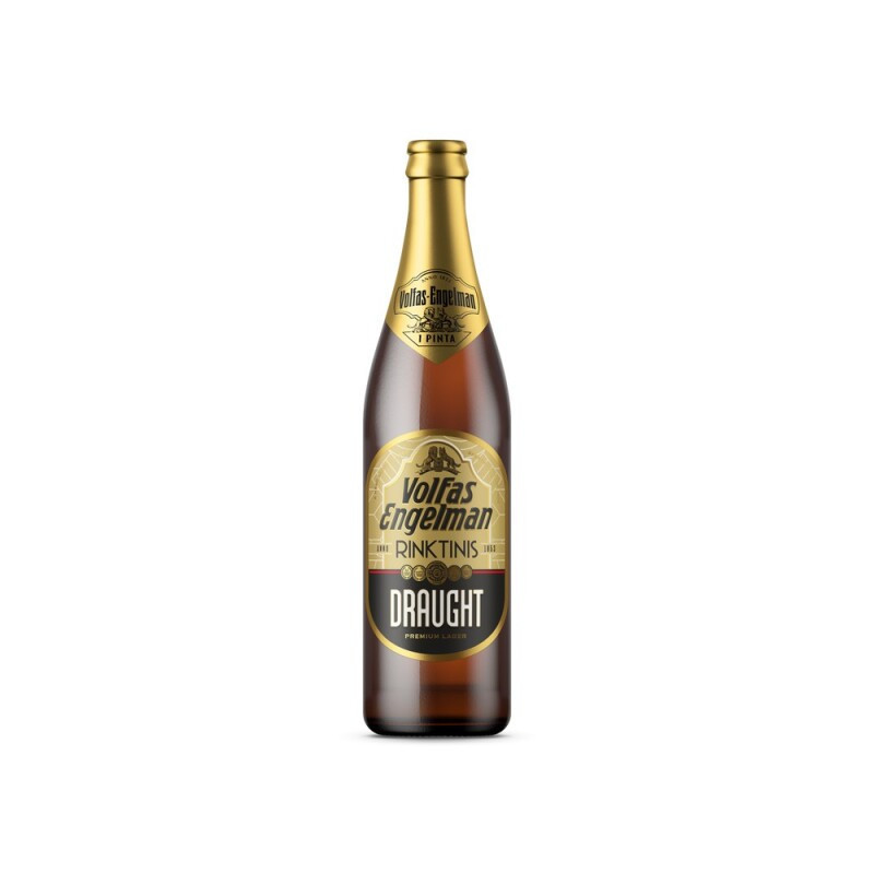 Alus VOLFAS ENGELMAN RINKTINS DRAUGHT, švies., 5,2 %, 568 ml