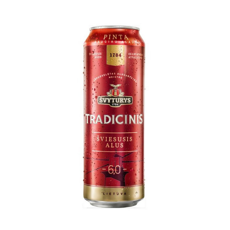 Alus ŠVYTURIO TRADICINIS, 6 %, 0.568 l